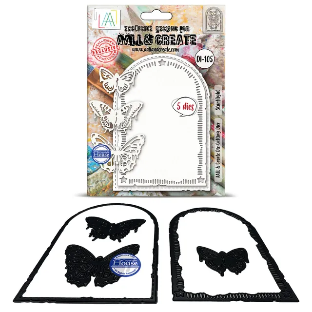 AALL & Create DI-105 Starflight dies 5-pk stjerner