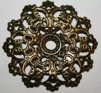 Korthobby Stort Ornament stempel swirl