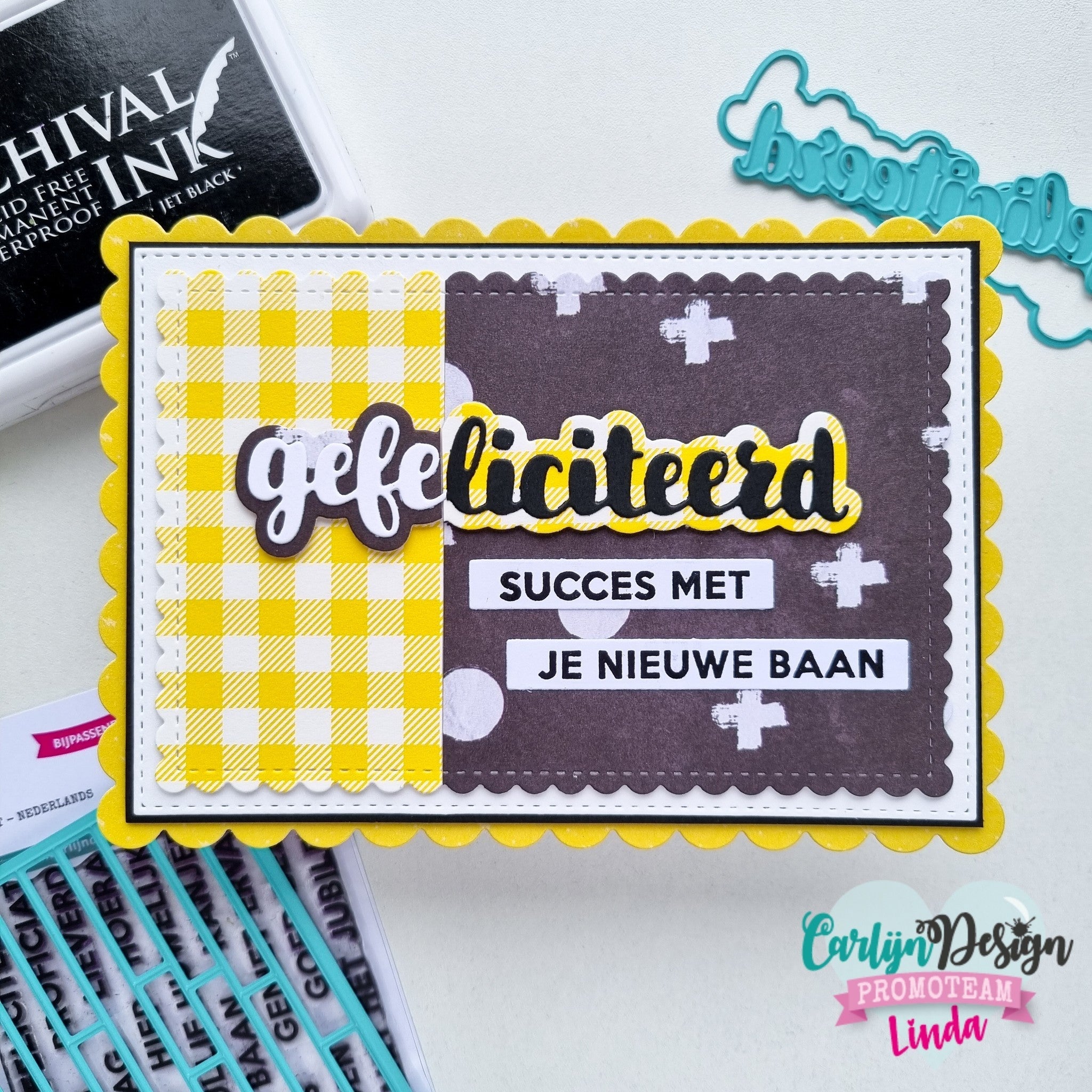 CarlijnDesign Van Harte Gefeliciteerd CDSN-0217 dies 4 deler