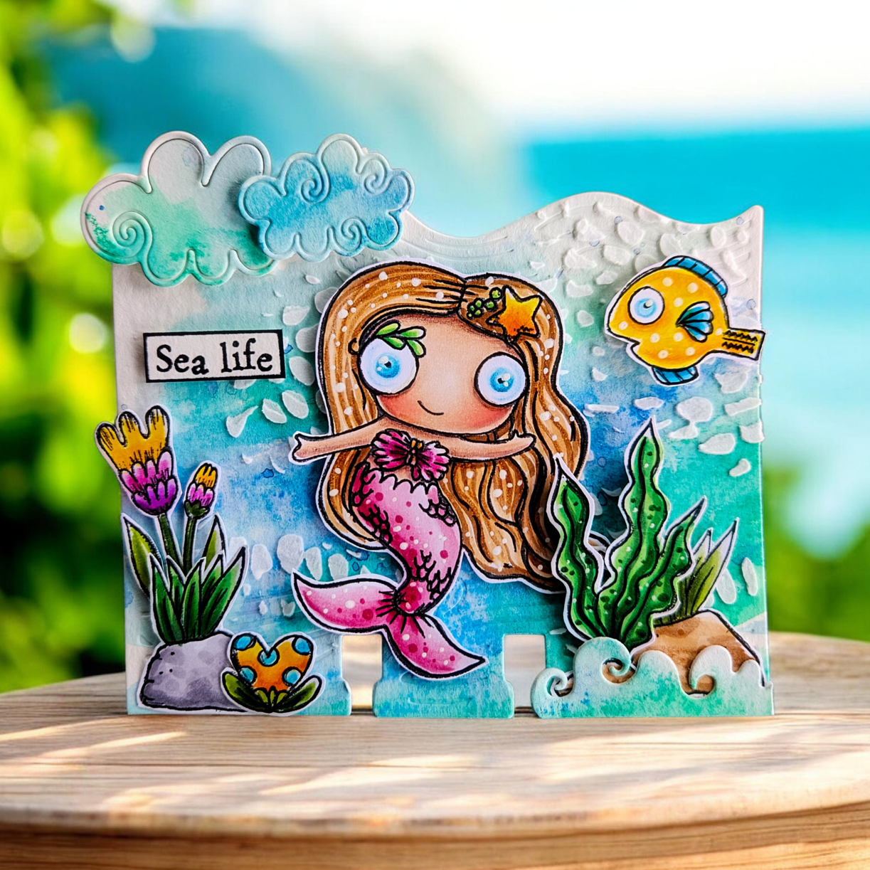 AALL & Create TP-855 Ocean Girl stempelsett A7
