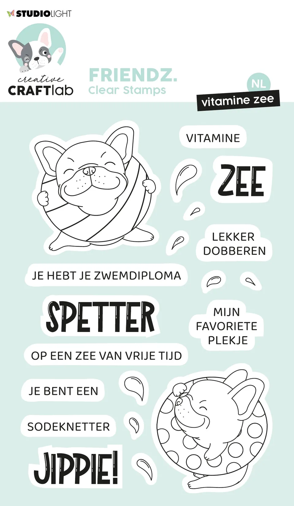 Studio Light Friendz stempel vitamine zee