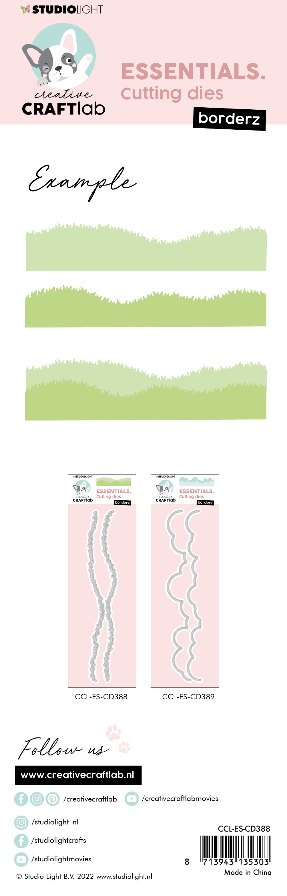 Studio Light Creative Craftlab Borderz Grass dies gresskant