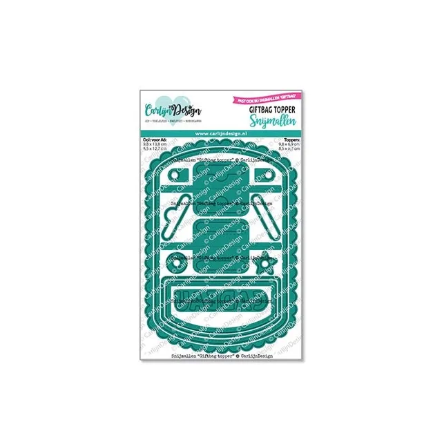 CarlijnDesign Giftbag topper CDSN-0284 dies gave