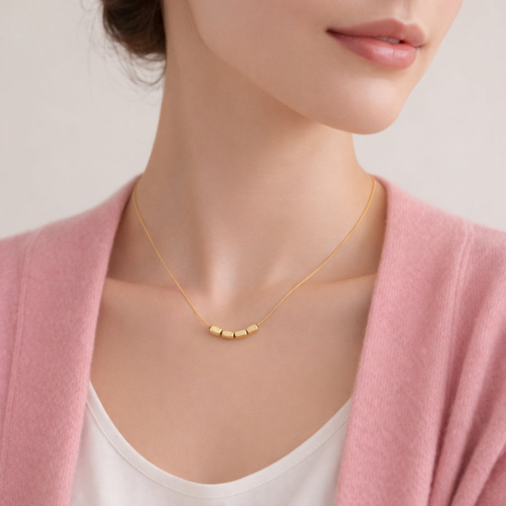 K&Co. Signature Orla Bead kjede gull stål