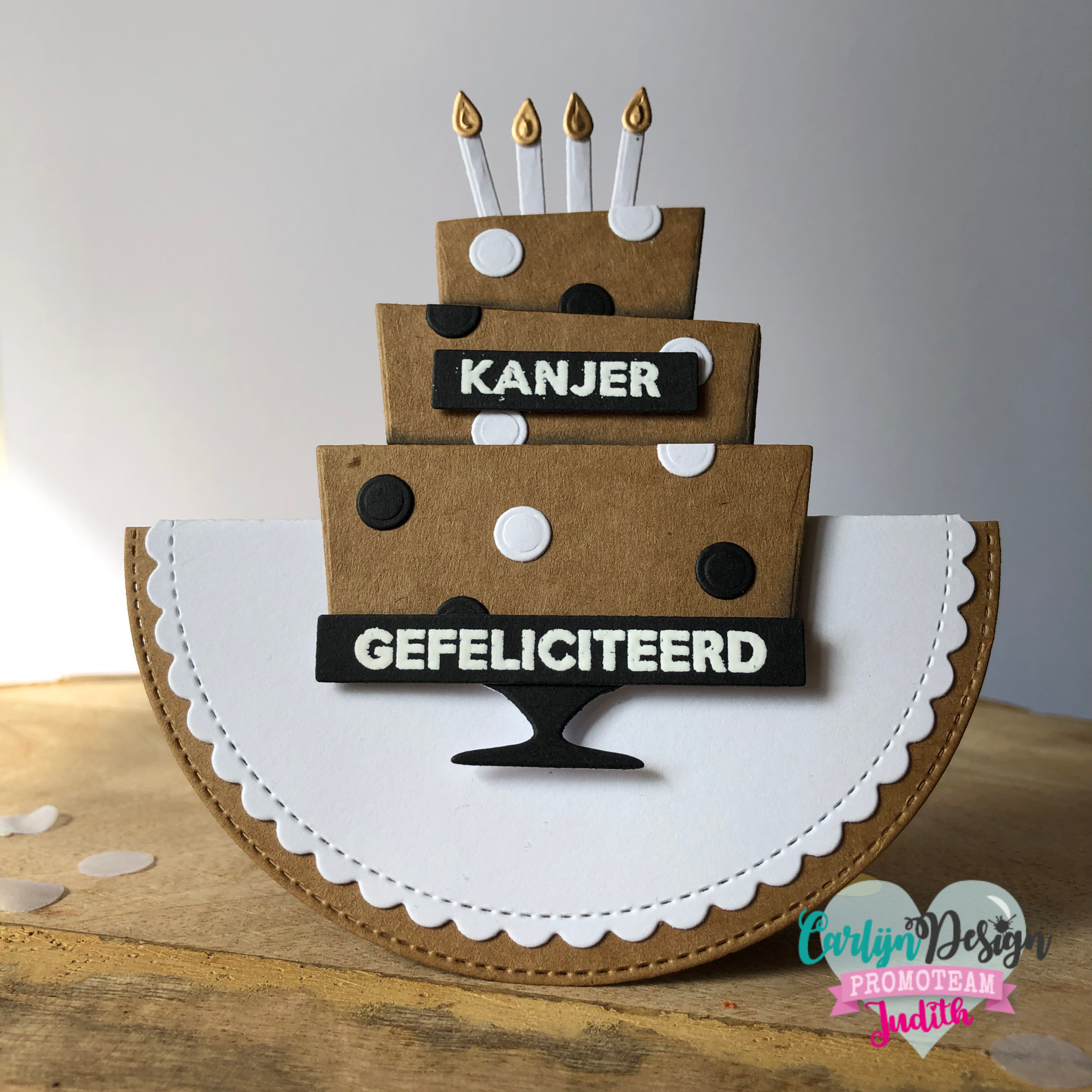 CarlijnDesign Onderteksten Gefeliciteerd CDST-0095 stempelsett A6