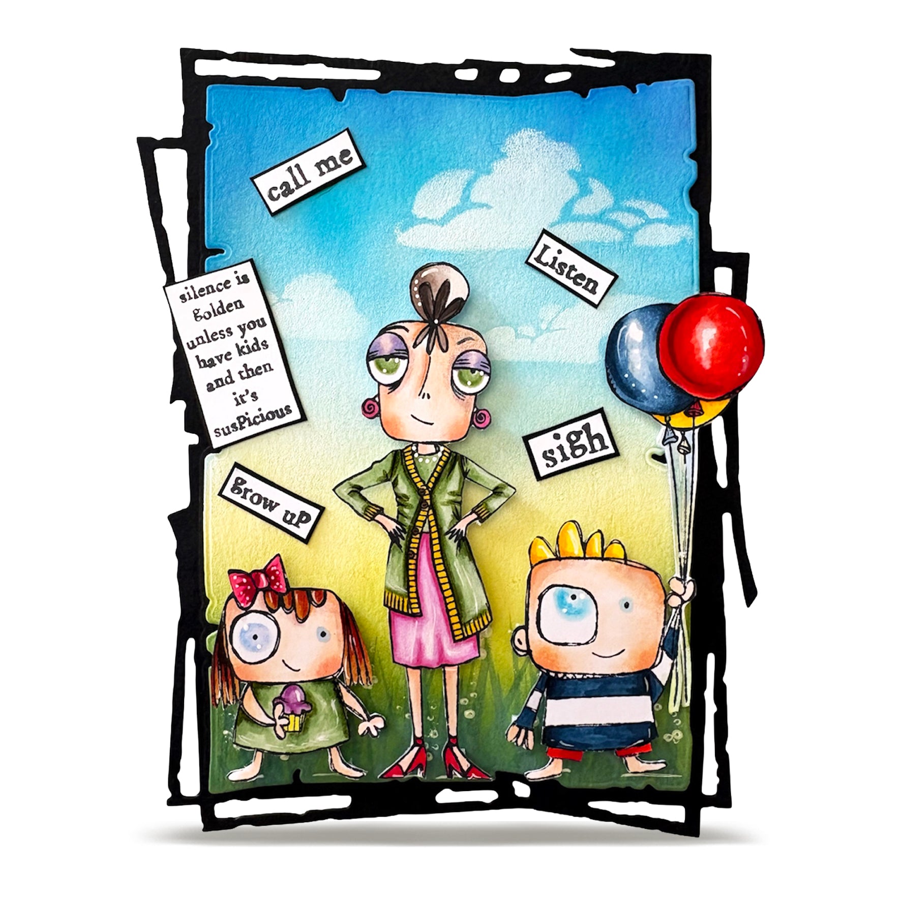 AALL & Create TP-1436 Mother Dee stempel A7 9 motiv