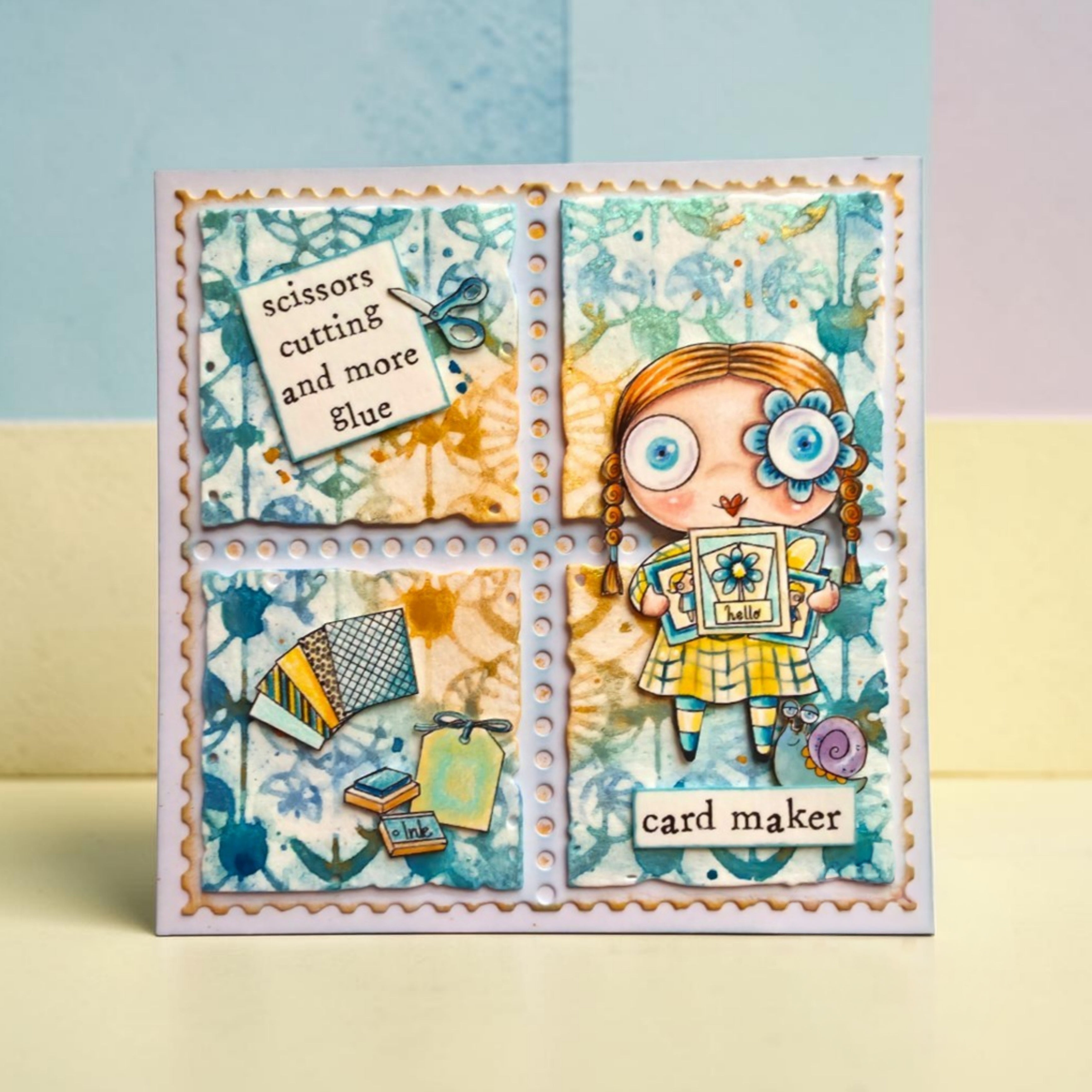 AALL & Create TP-1498 stempelsett Card Maker A7 7 motiv klar