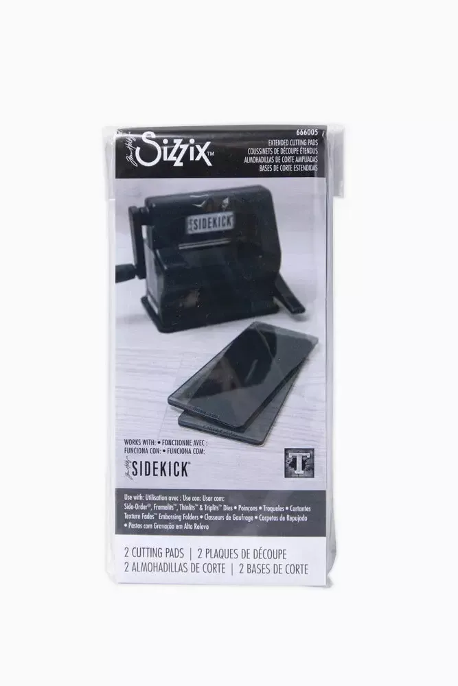 Sizzix Tim Holtz Sidekick Extended kutteplater svart