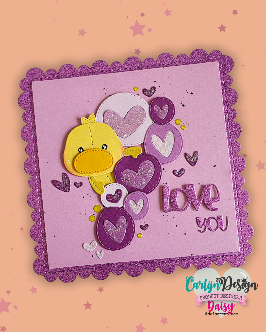 CarlijnDesign Playful Hearts dies CDSN-0340 hjerter