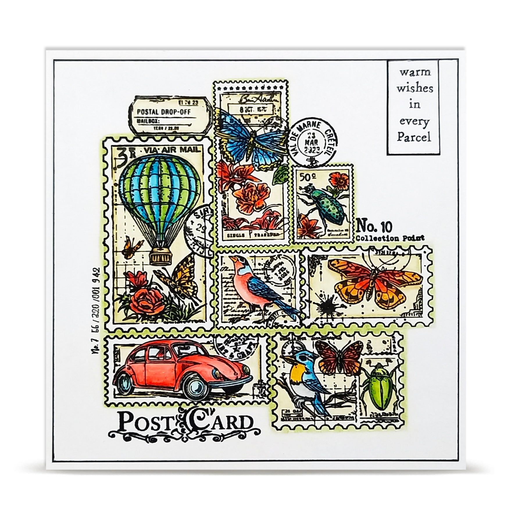 Aall and Create DI-123 Crafty Cutouts diesett 7 deler små
