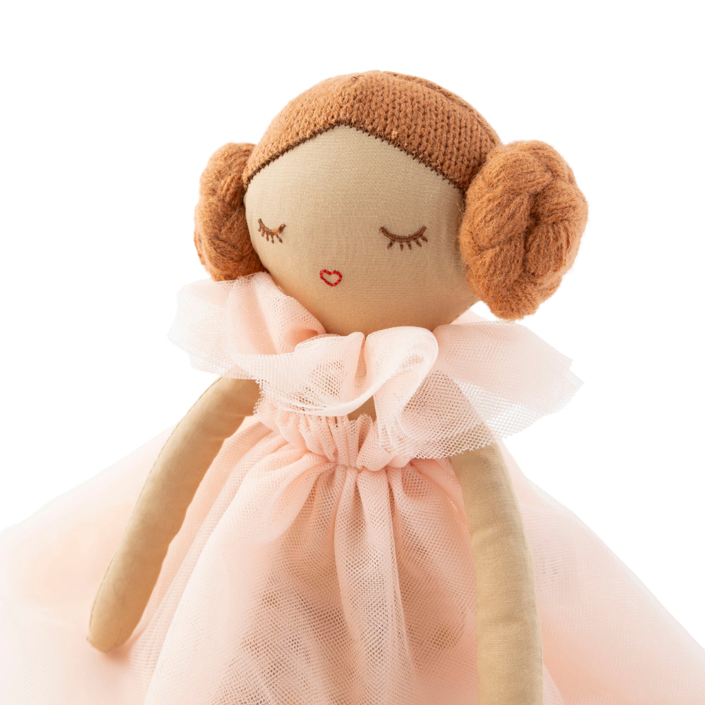KaiserCraft Toy Box tøydukke Peach Ruffle