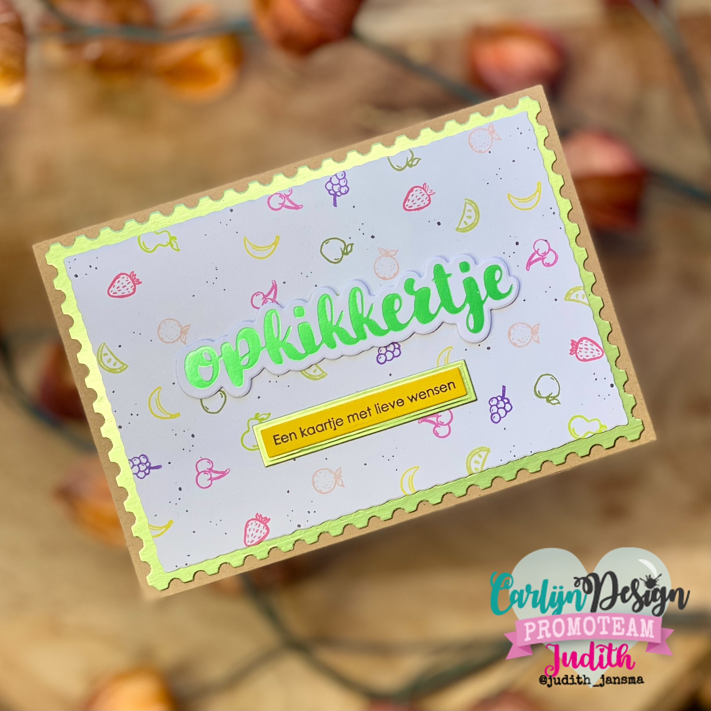 CarlijnDesign Beterschap CDHF-0080 hot foil 9cm oppkvikker