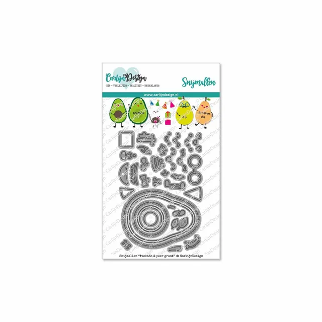 CarlijnDesign Avocado peer CDSN-0084 dies stor