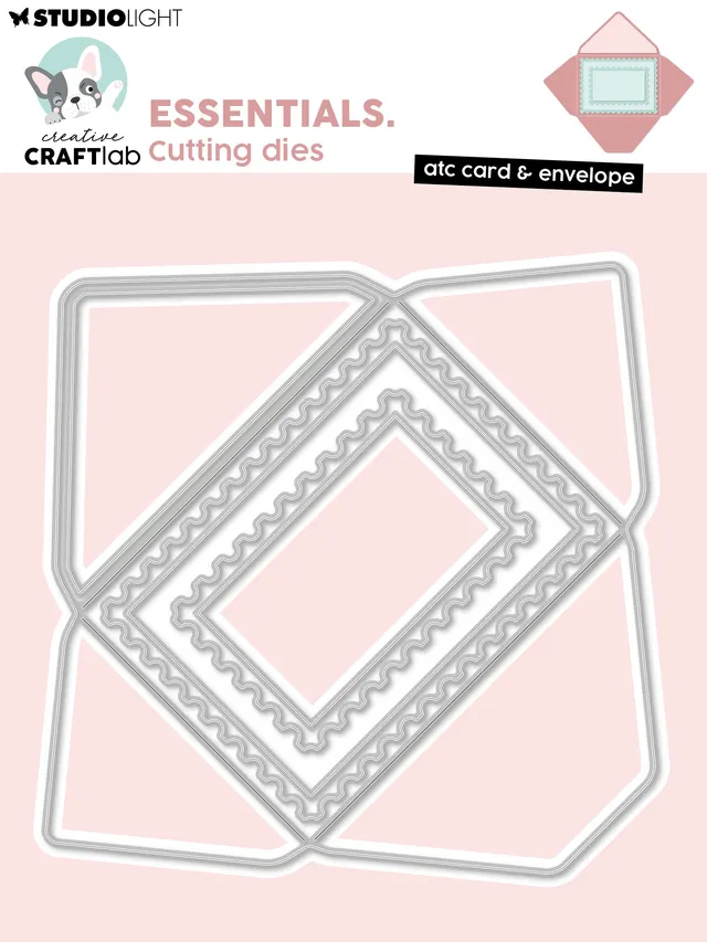 Studio Light Creative Craftlab ATC dies kort og konvolutt