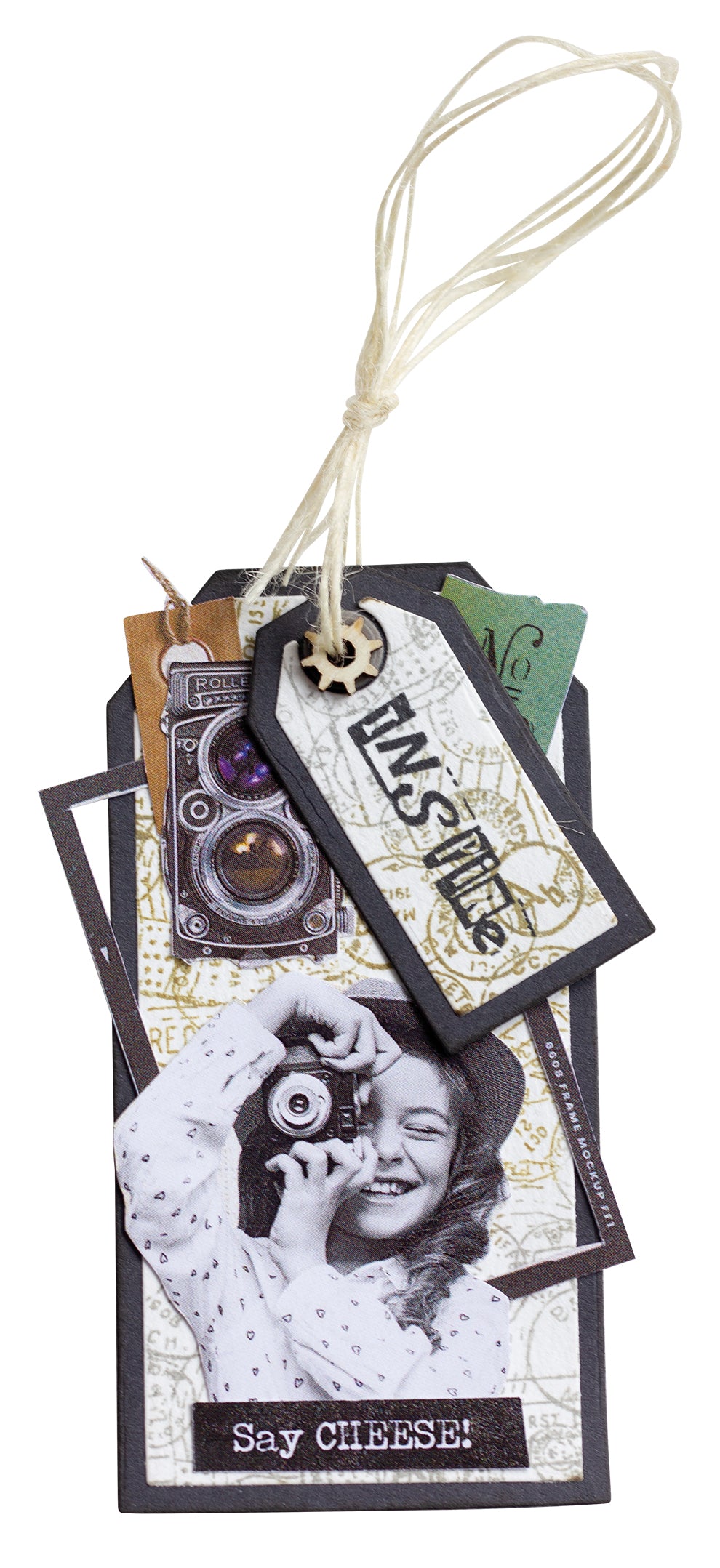 Studio Light Grunge Inspire Happiness klarstempel