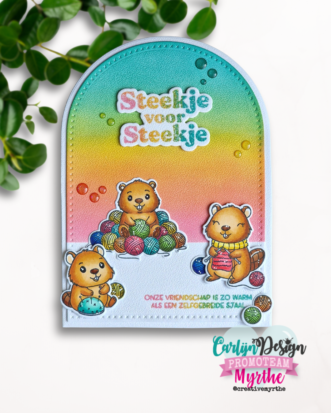 CarlijnDesign Creative Arch CDSN-0351 dies A6 bue kortbase