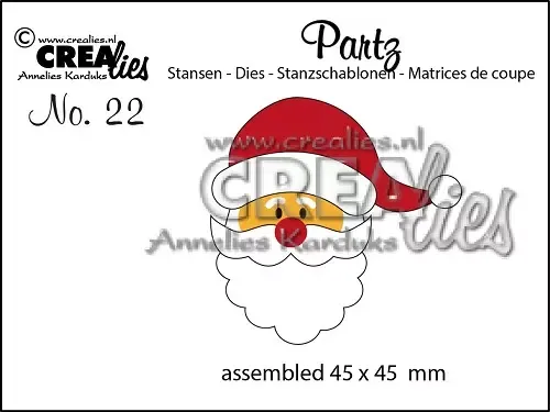 Crealies Partzz No. 22 Santa Claus dies jul
