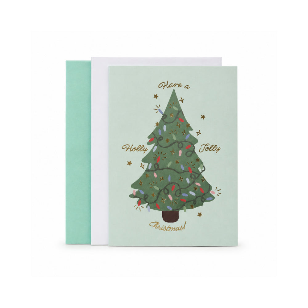 KaiserCraft Christmas Forest gavepose stor sett med kort