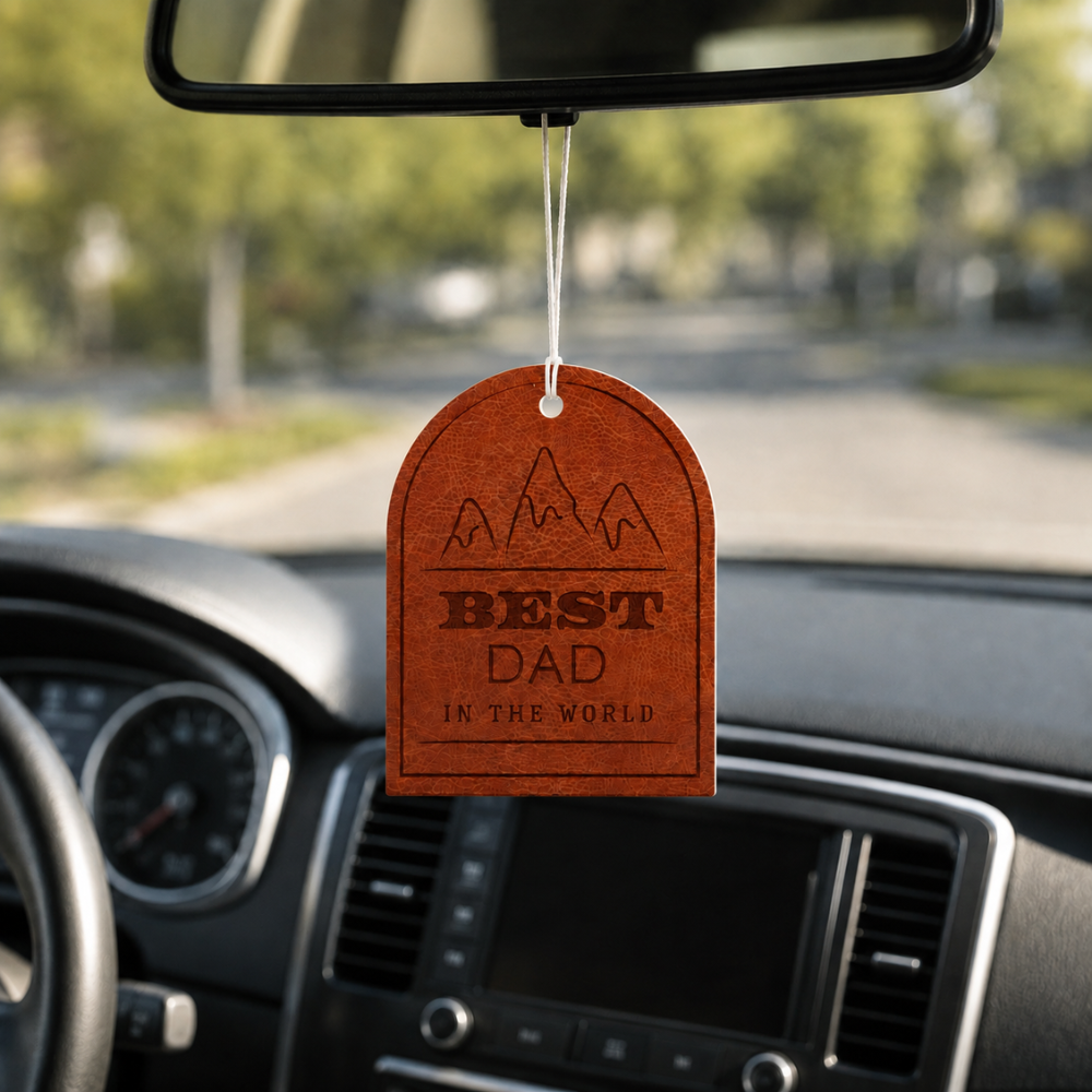 KaiserCraft Best Dad luftfrisker bil Black Ice