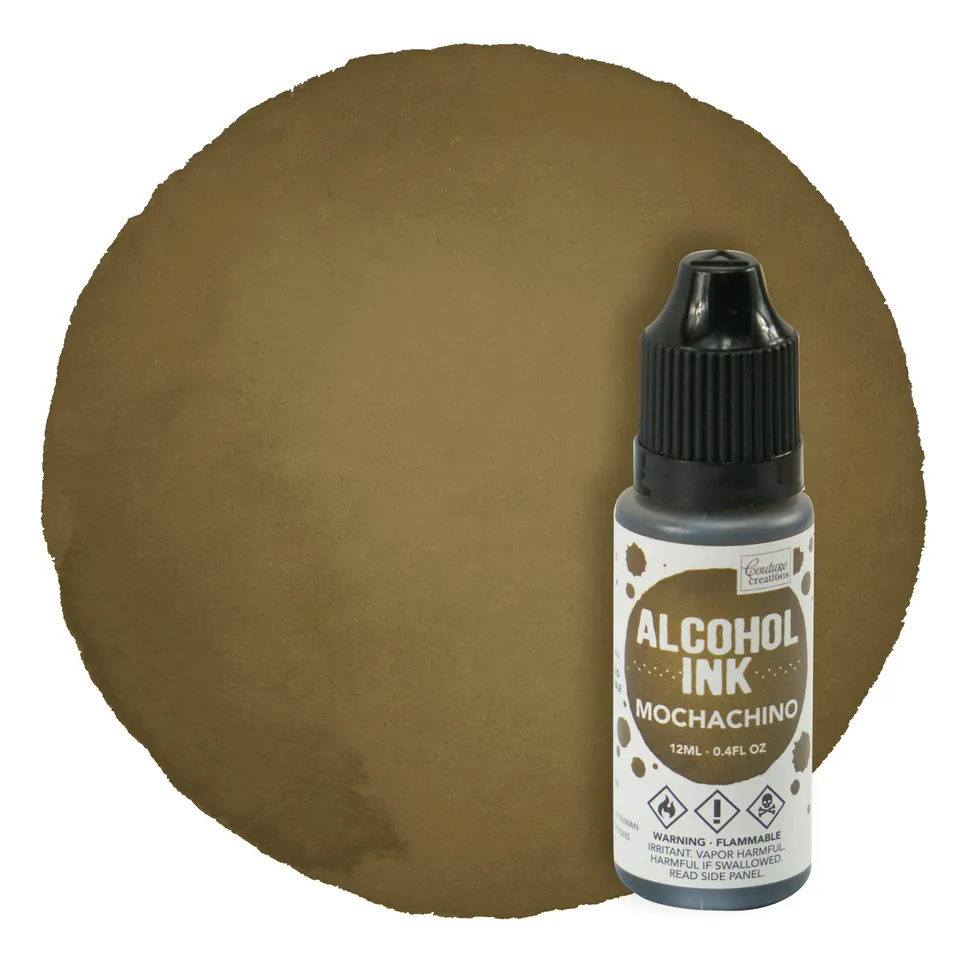 Couture Creations Alcohol Ink Mochachino alkoholblekk 12ml brun