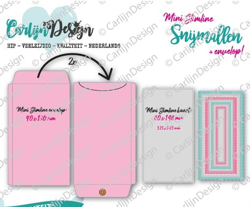 CarlijnDesign CDSN-0110 dies mini slimline kort