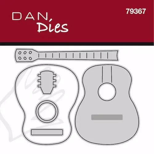 Dan Dies Gitar dies til konfirmantkort