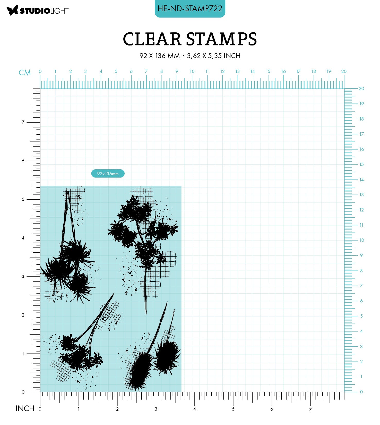 Studio Light Hazel Eaton Nature's Dream 2 stempel Botanicals