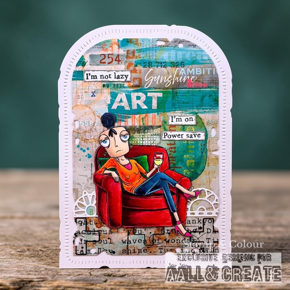 AALL & Create TP-1437 Pour Decisions stempelsett fotopolymer