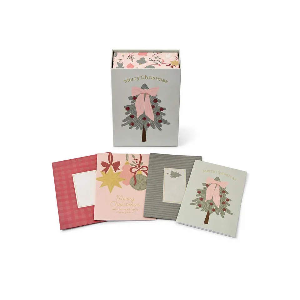 KaiserCraft Christmas Joyful julekortsett 20-pakning gullfolie
