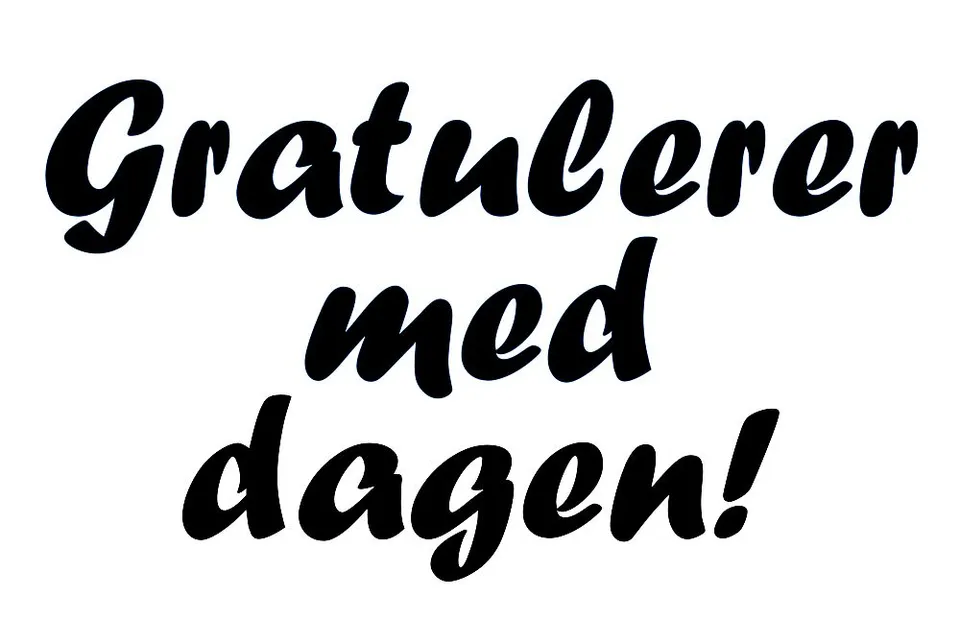 Papirglede Gratulerer med dagen digitalt stempel bursdag