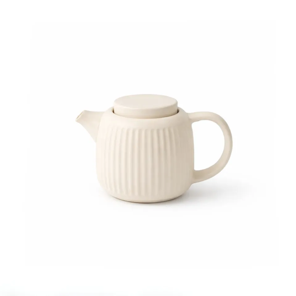K&Co Rhubarb tekanne krem 650ml