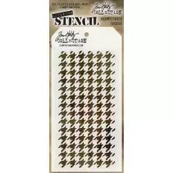 Tim Holtz THS055 Houndstooth sjablong layered stencil