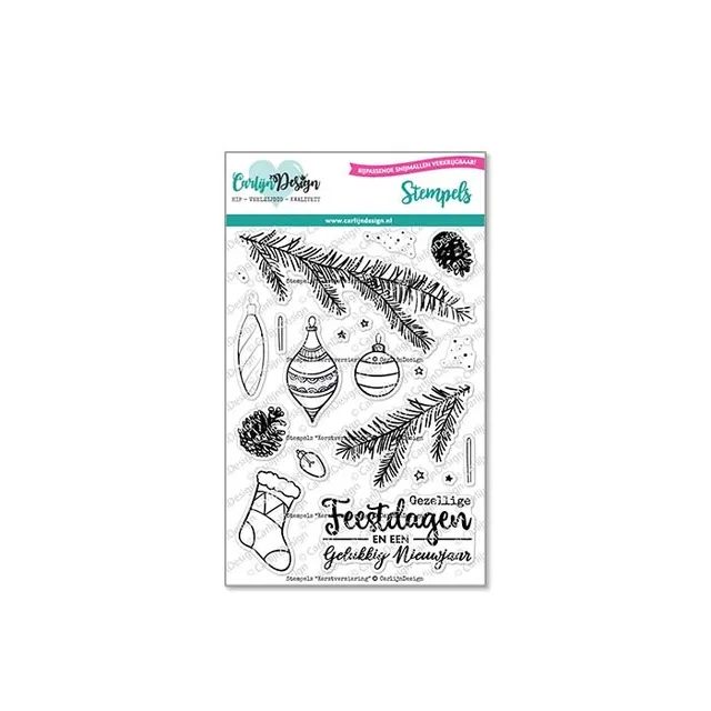 CarlijnDesign Kerstversiering CDST-0127 stempler jul