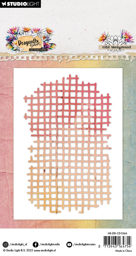 Hazel Eaton Dragonfly Dreams dies Grid 56x94 mm