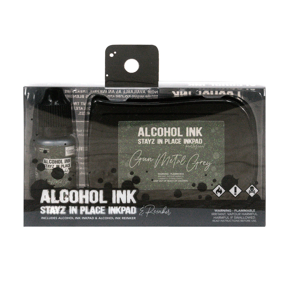 Couture Creations Stayz Gun Metal Grey pute refill perlemor