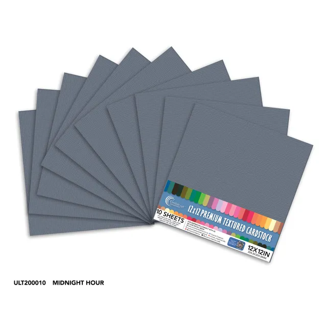 Couture Creations Midnight Hour kartong 12x12 10 ark 216 gsm