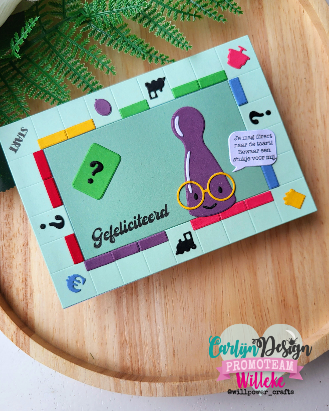 CarlijnDesign Board Buddies CDSN-0343 dies spillbrett A6