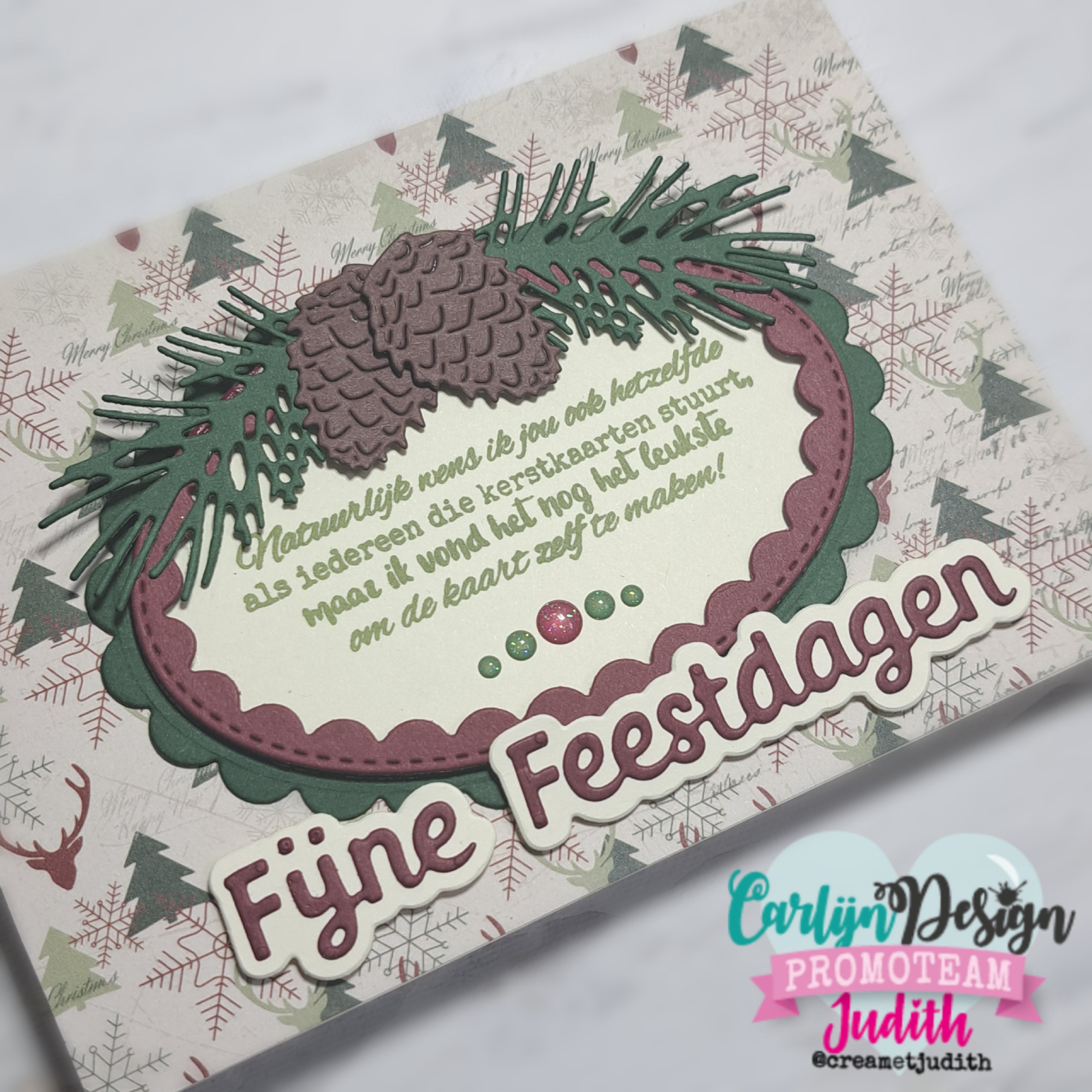 CarlijnDesign Kersttakken CDSN-0181 dies jul