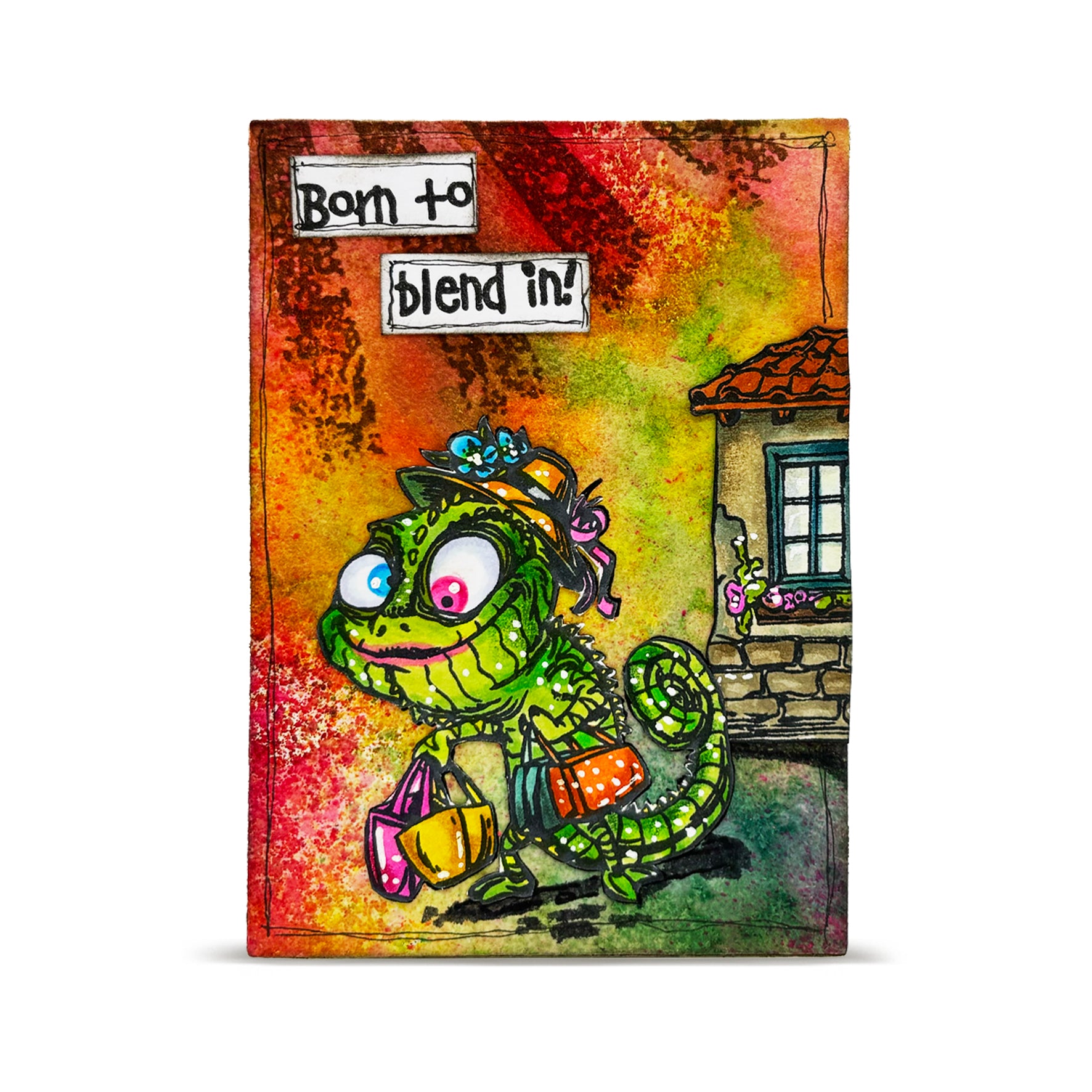 Aall and Create TP-1412 Born To Blend In A6 stempelsett 6 motiv