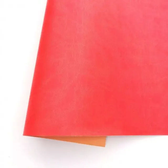 Kora Bookbinding EcoLeather Matte kunstlær lava red