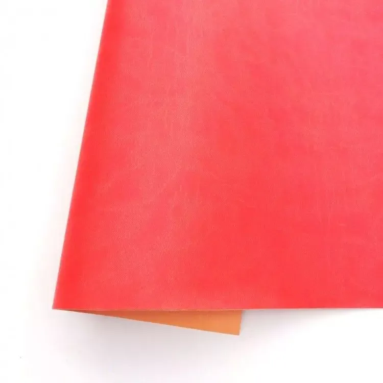 Kora Bookbinding EcoLeather Matte kunstlær lava red