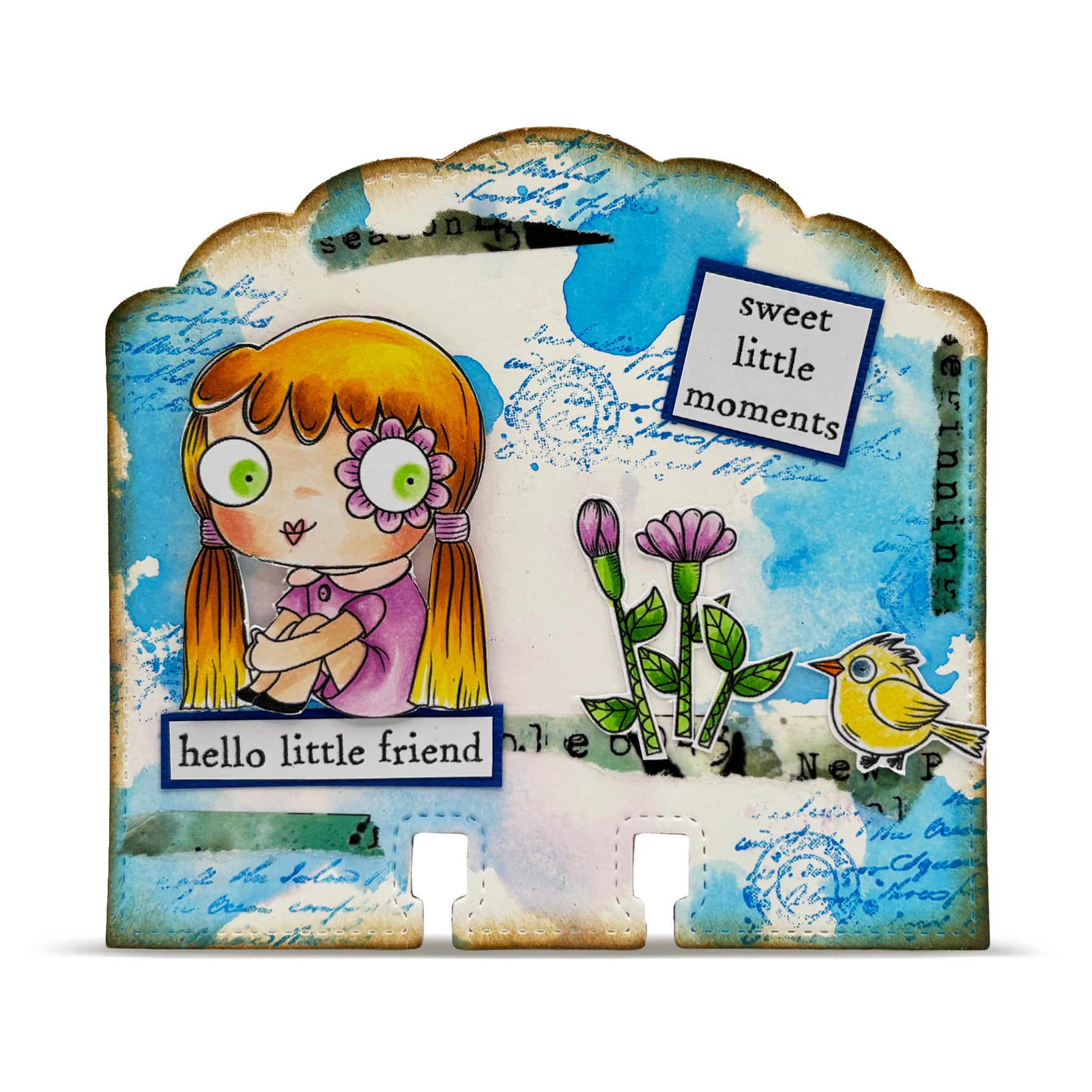 Aall and Create TP-1355 Blooms of Hope stempelsett A7 klar