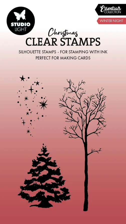 Studio Light Essentials Winter Night stempel klar 60x91mm vinter