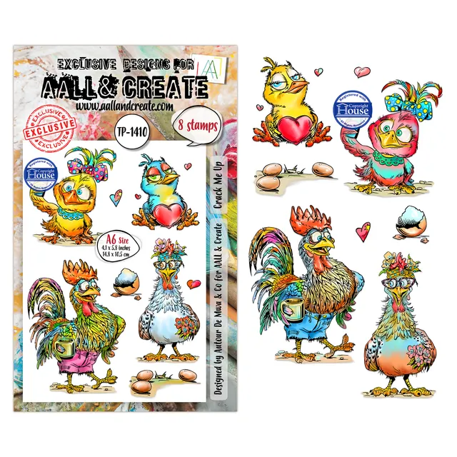 AALL & Create TP-1410 A6 stempel Crack Me Up 8pk