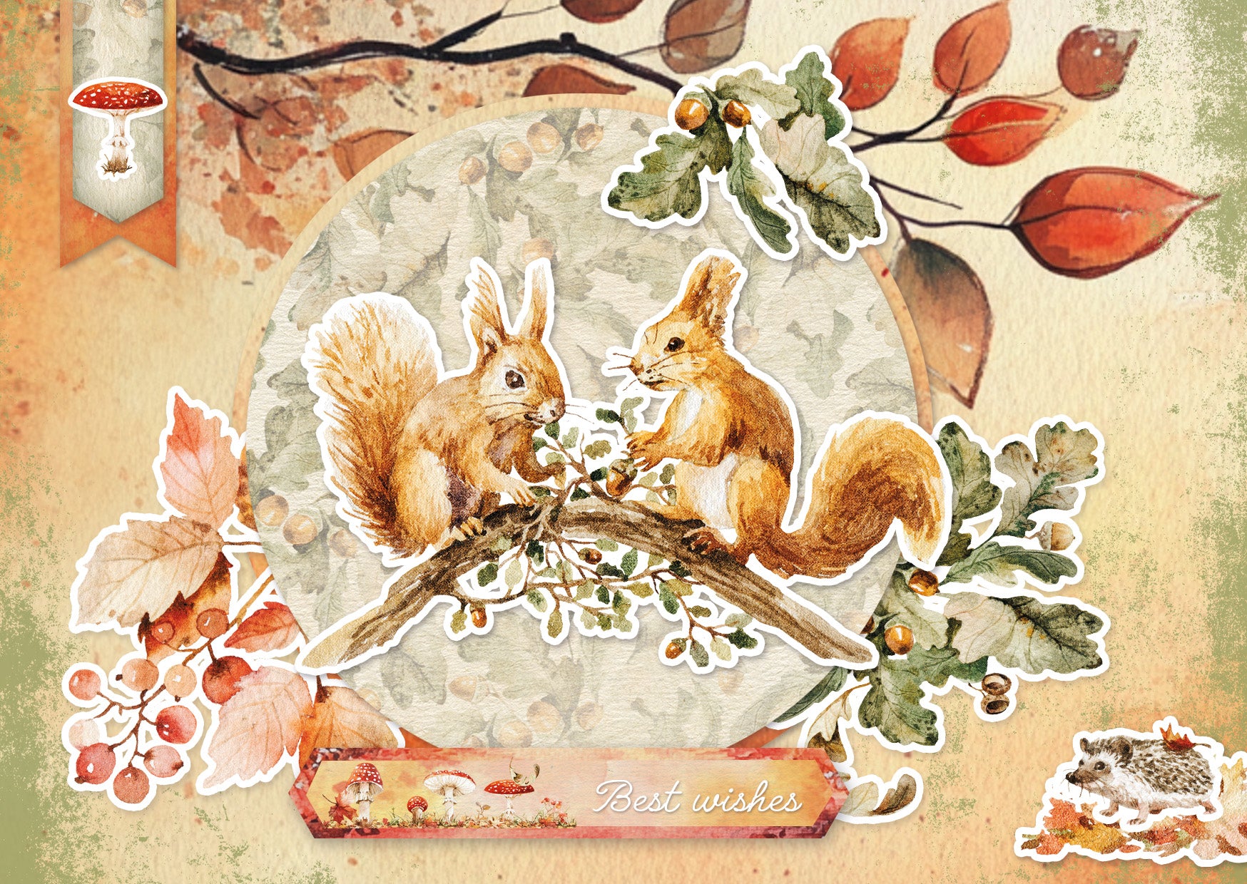 Studio Light Essentials papirblokk Autumn in the forest 42 ark