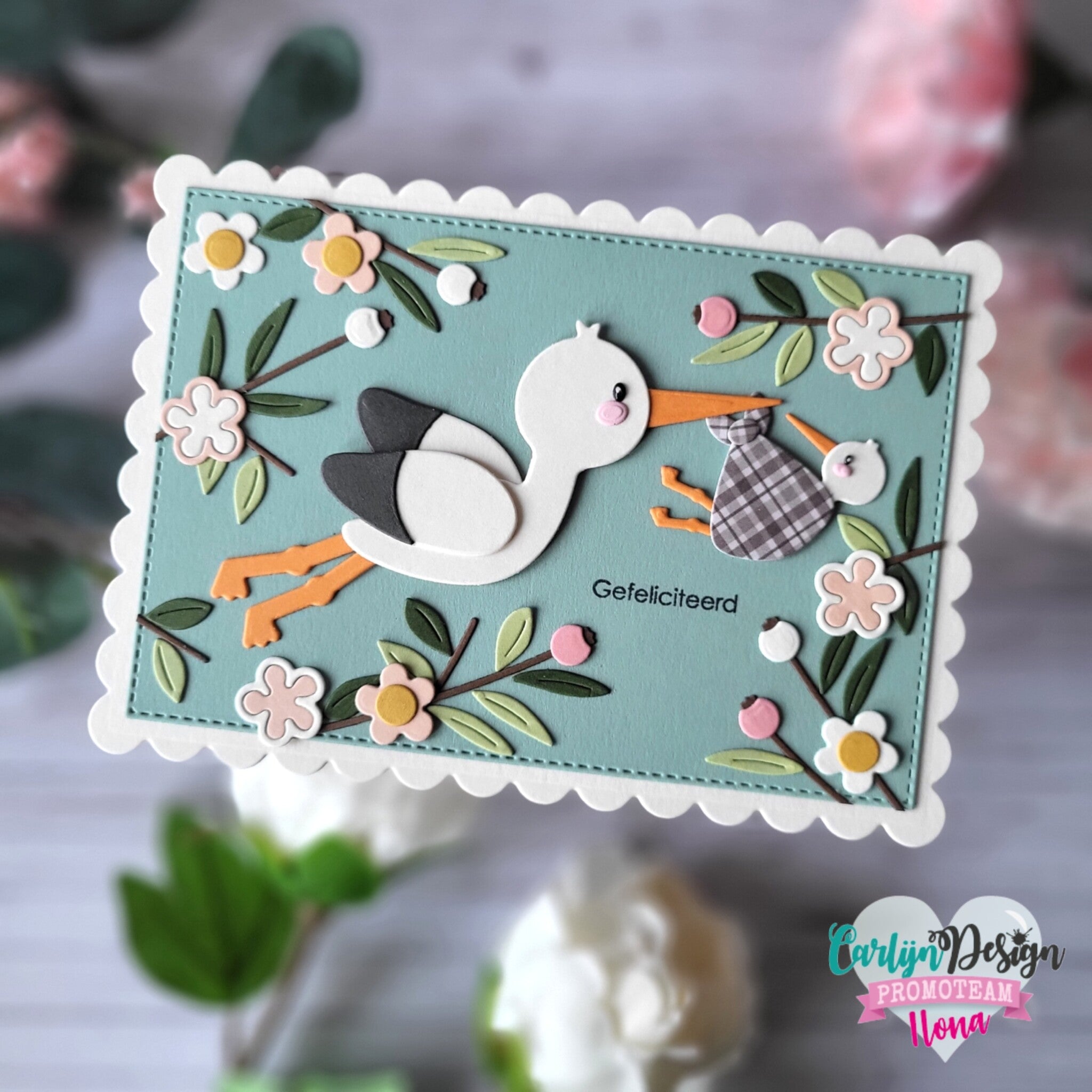 CarlijnDesign Waxzegel 1 CDSN-0222 dies vokssegl blomst