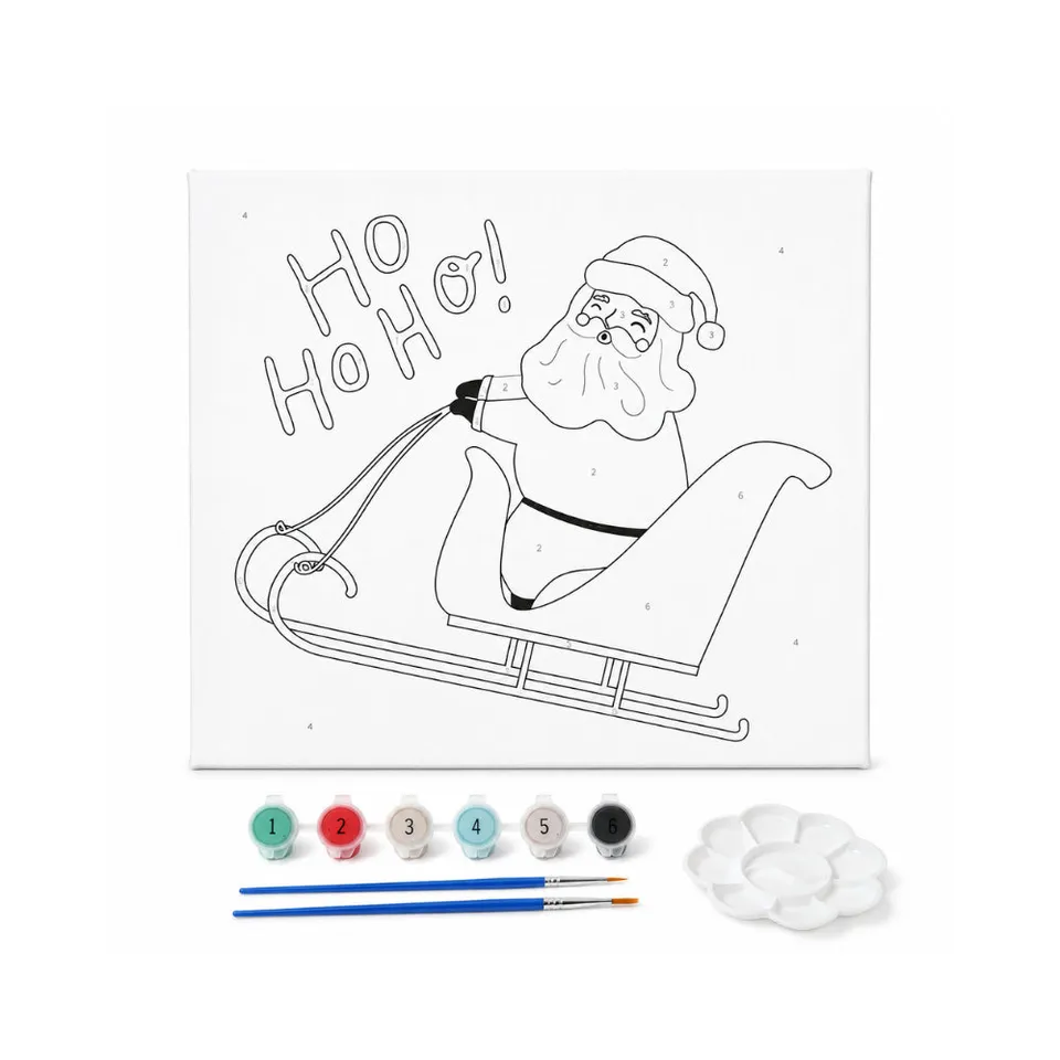 KaiserCraft Christmas Kids PBN malesett 30x30 Ho Ho Ho
