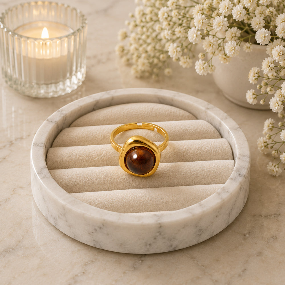 KaiserCraft Sunset Spritz Stone Ring steinring amber
