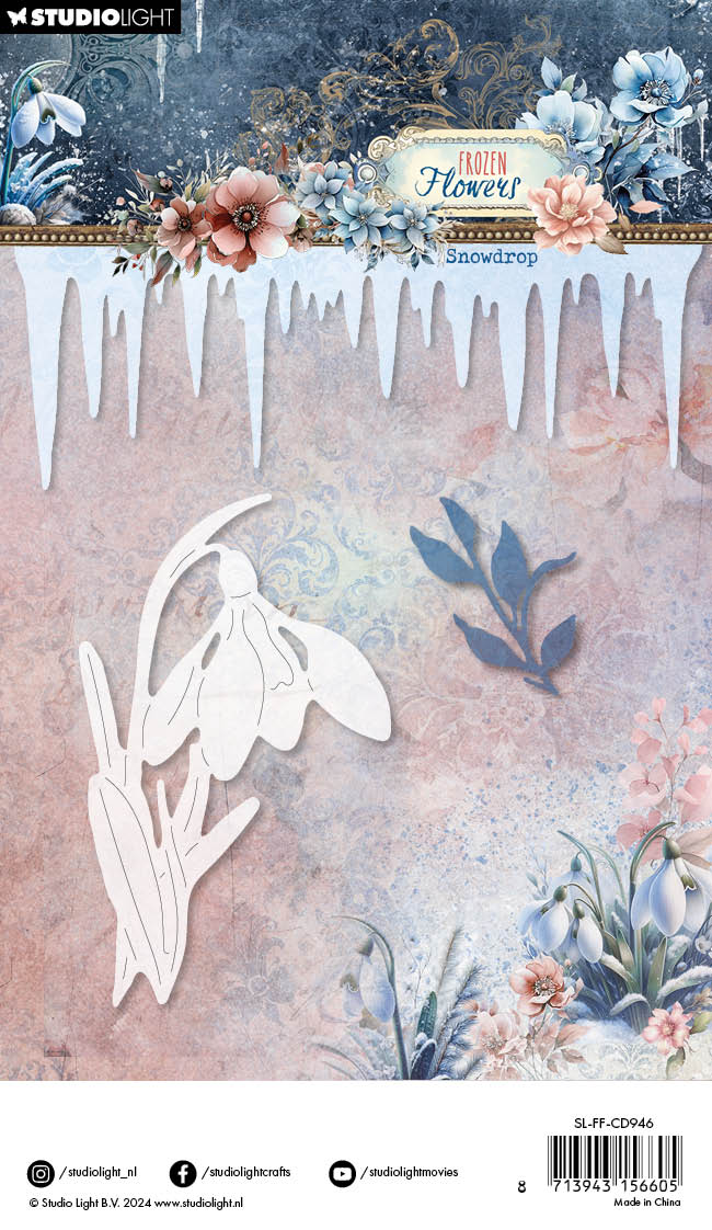 Studio Light Frozen Flowers Snowdrop dies vinterblomst