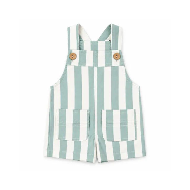 KaiserCraft Salty Toes Baby Printed snekkerbukse green stripe